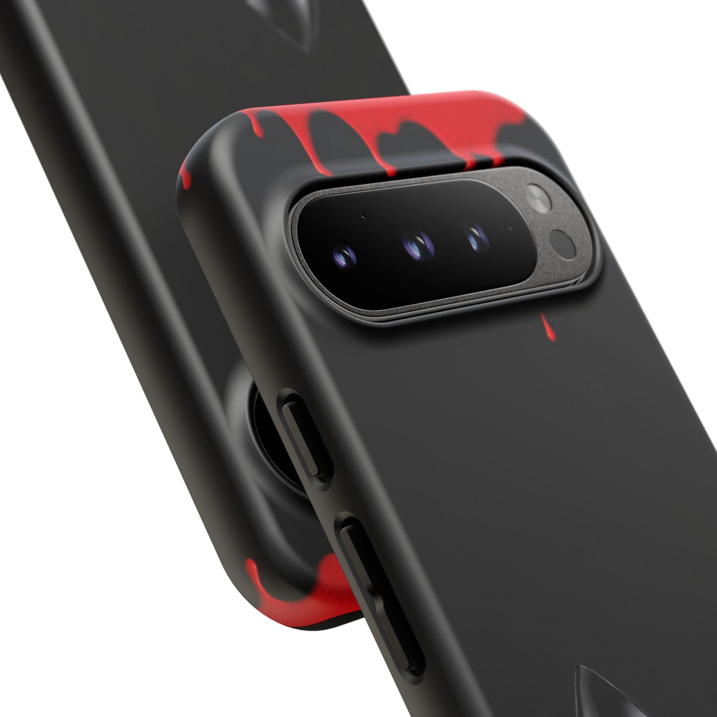 Dark Feminine Red Drip Phone Case – Gothic Glam Tough Cover