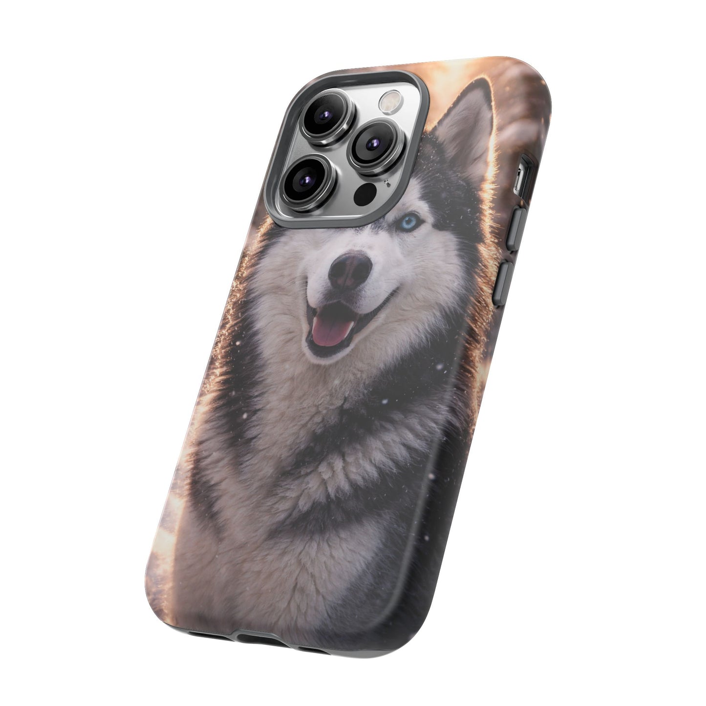 Siberian Husky Tough Phone Case | Blue Eyes Dog Cover Protective iPhone Case