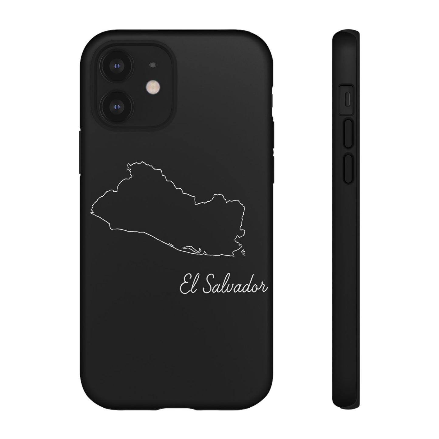 El Salvador Outline Phone Case – Minimal Country Map Tough Case (iPhone, Samsung, Pixel)