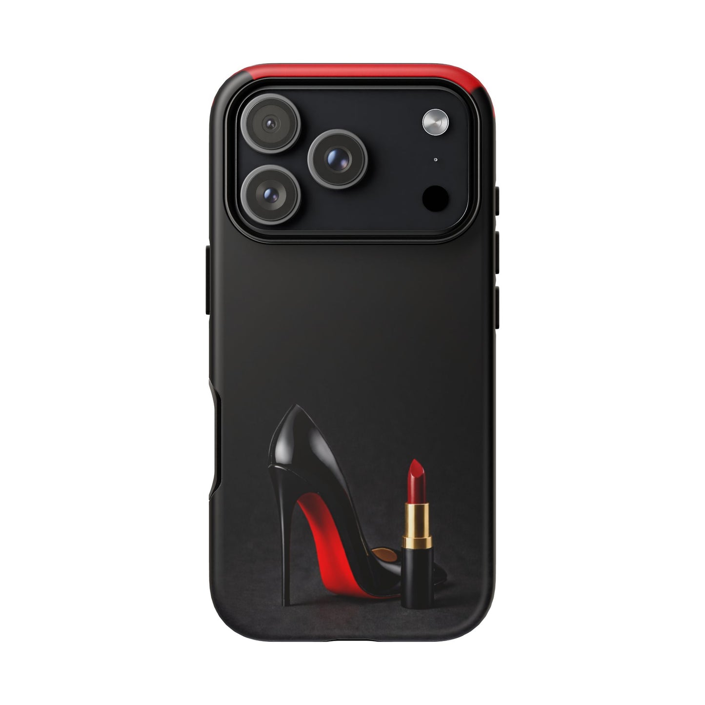 Dark Feminine Red Drip Phone Case – Gothic Glam Tough Cover