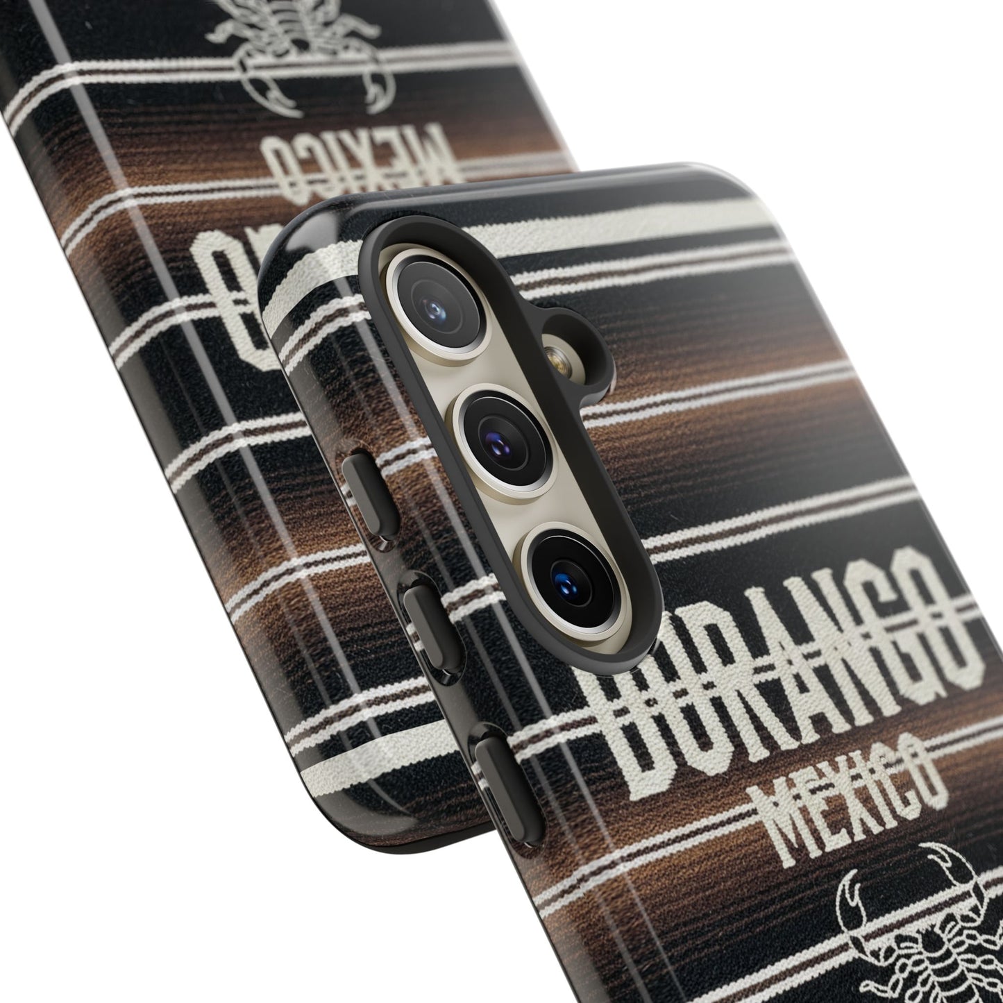 Durango Mexico Phone Case | Serape Scorpion Western Design | Mexican Heritage Tough Case for iPhone & Samsung