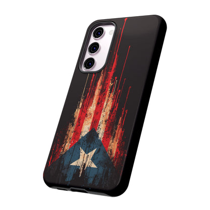 Puerto Rico Flag Phone Case | Distressed Puerto Rican Flag Tough Case | Boricua Pride Protective iPhone Samsung Cover