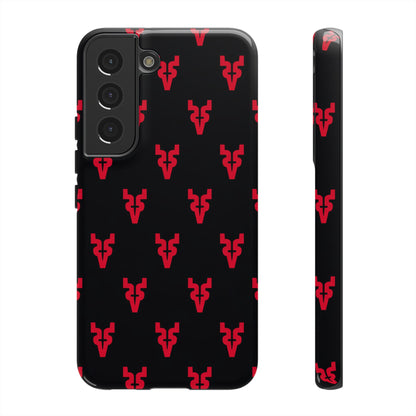 Mazatlán Bull Phone Case – Black Red Streetwear Tough Shockproof Cover