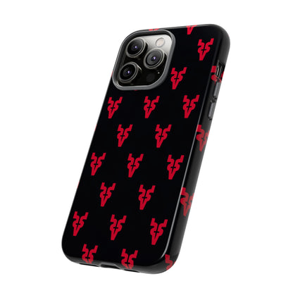 Mazatlán Bull Phone Case – Black Red Streetwear Tough Shockproof Cover