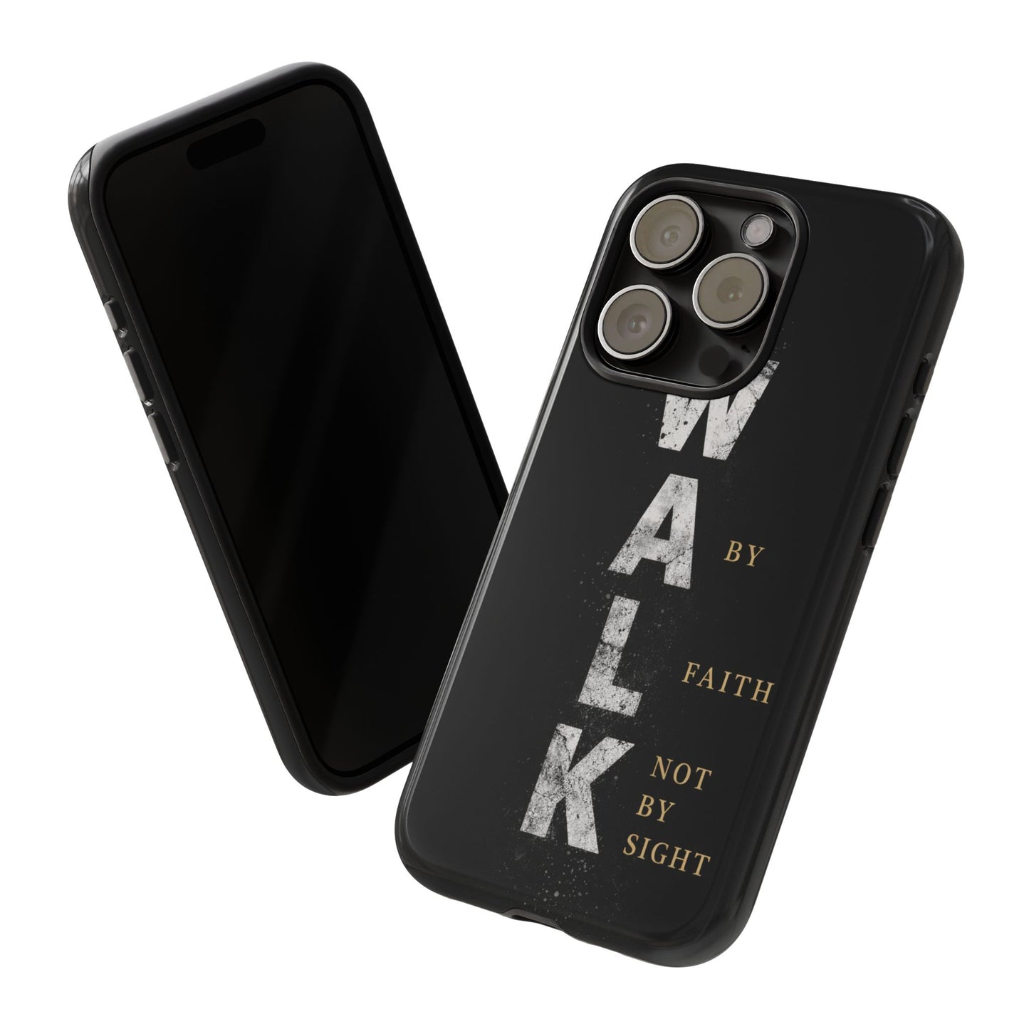 Walk by Faith Not by Sight Christian Phone Case Bible Verse Faith Cover