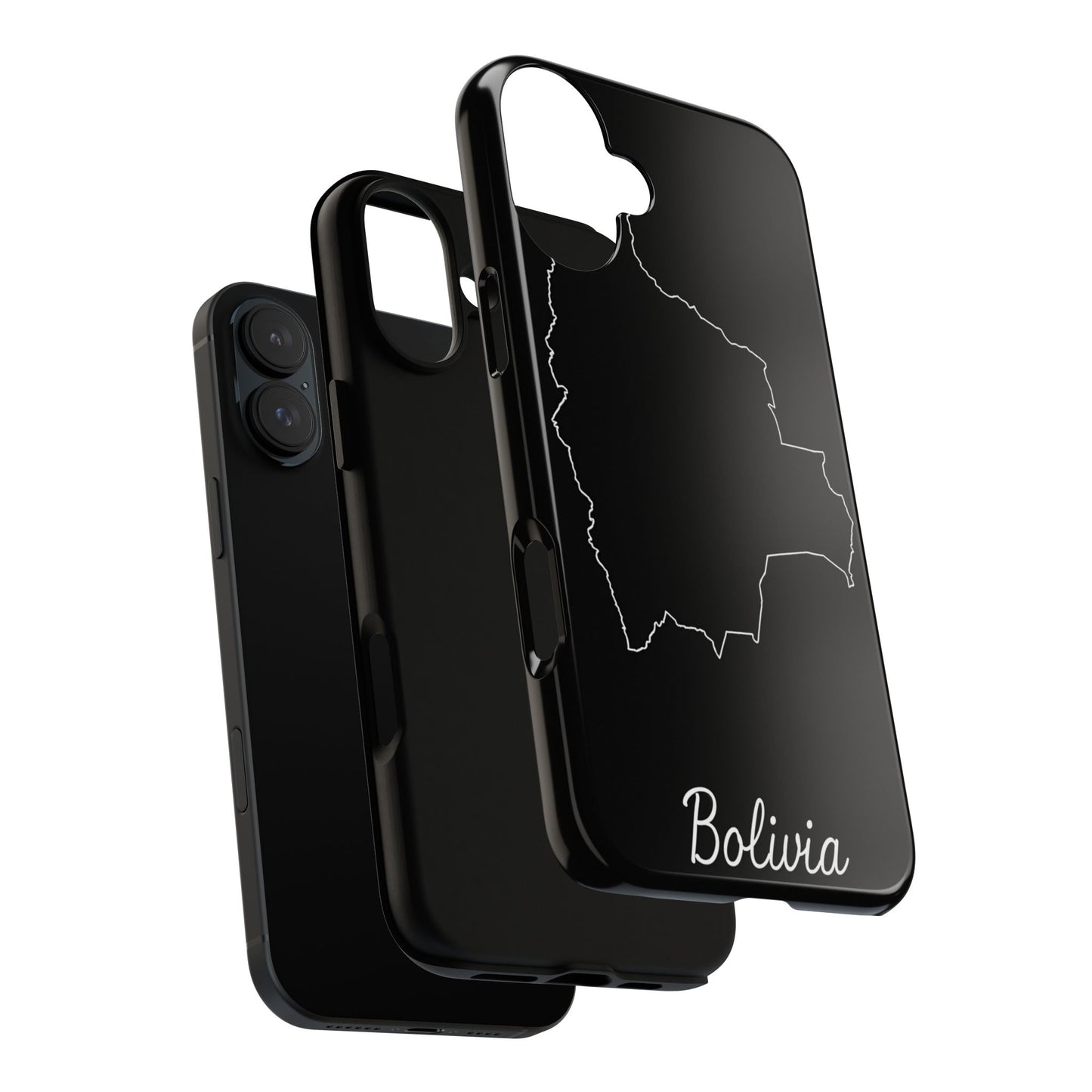 Bolivia Outline Phone Case – Minimal Country Map Tough Cover