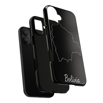 Bolivia Outline Phone Case – Minimal Country Map Tough Cover