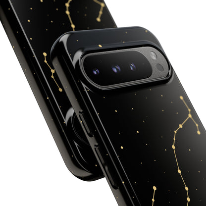 Scorpio Zodiac Constellation Phone Case – Luxe Gold Celestial Cover