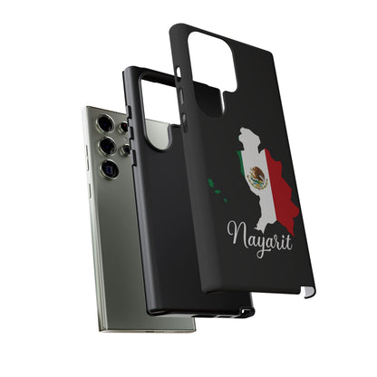 Nayarit Mexico Flag Map Phone Case | Mexican American Pride Tough Case for iPhone & Samsung