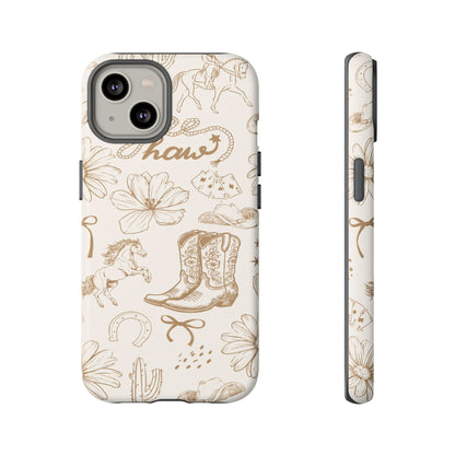 Western Cowgirl Phone Case for iPhone Samsung Galaxy Pixel Tough Case