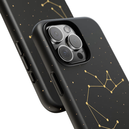 Sagittarius Zodiac Constellation Phone Case – Luxe Gold Celestial Cover