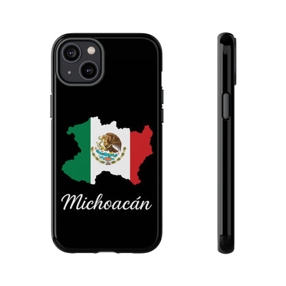 Michoacán Mexico Flag Map Phone Case | Mexican American Pride Tough Case for iPhone & Samsung