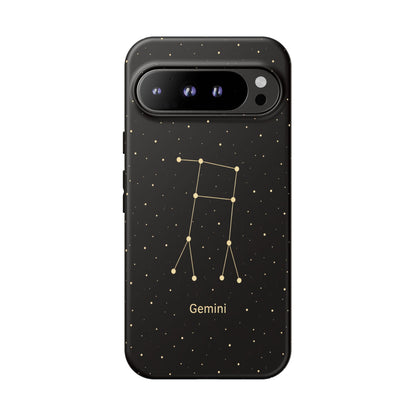 Gemini Zodiac Constellation Phone Case – Luxe Gold Celestial Cover
