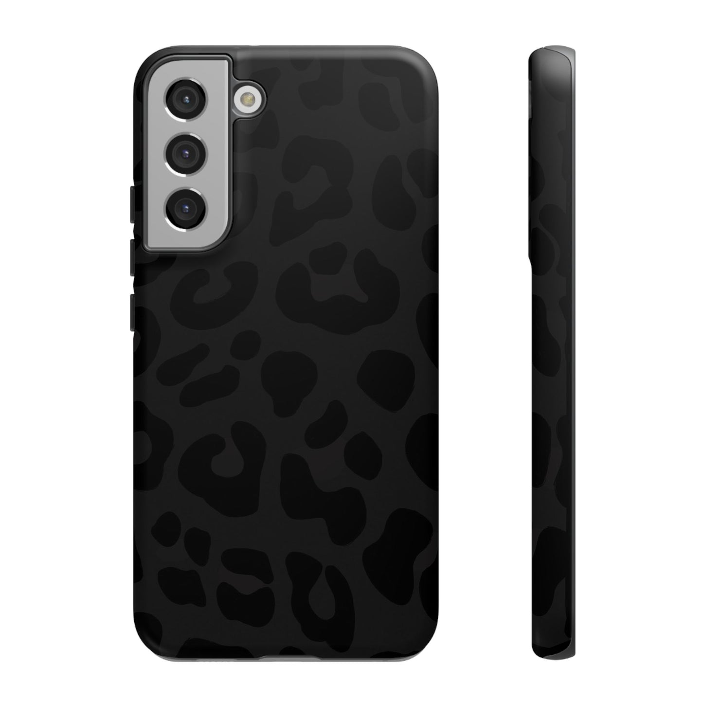 Black Leopard Phone Case | Matte & Glossy Tough Protective iPhone Case
