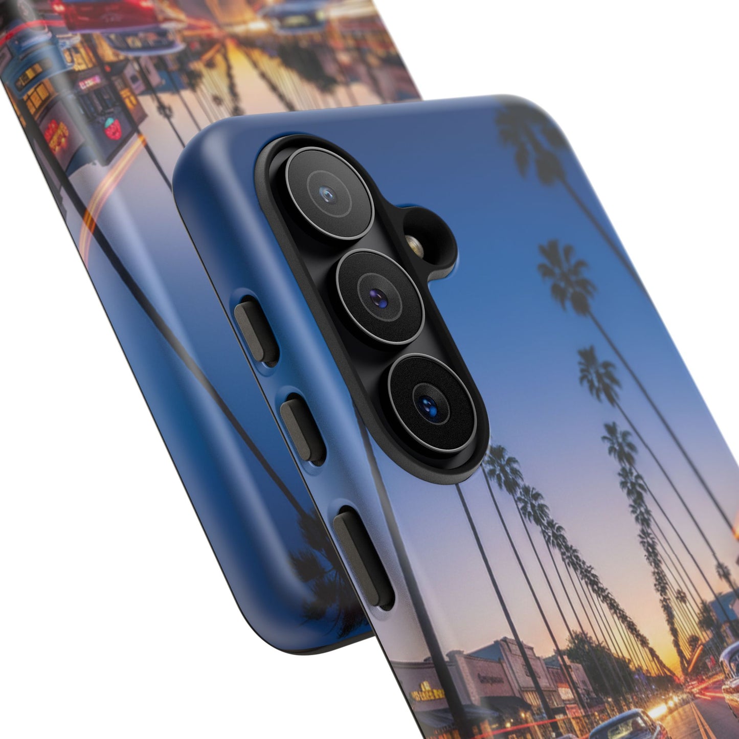 LA Sunset Boulevard Phone Case | Palm Tree Sunset Aesthetic | City Night Tough Case