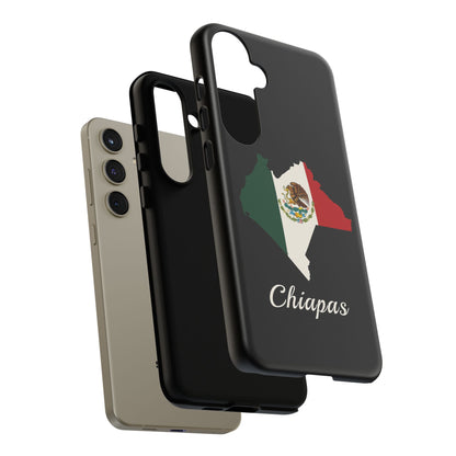 Chiapas Mexico Flag Map Phone Case | Mexican American Pride Tough Case for iPhone & Samsung