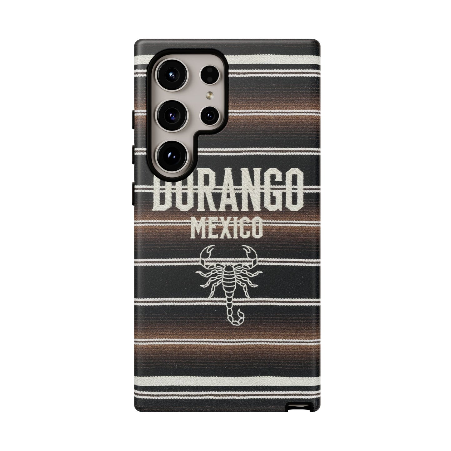 Durango Mexico Phone Case | Serape Scorpion Western Design | Mexican Heritage Tough Case for iPhone & Samsung