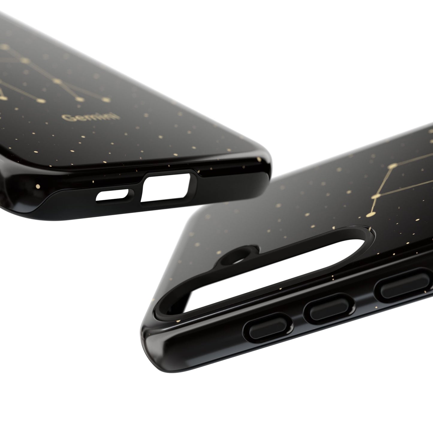 Gemini Zodiac Constellation Phone Case – Luxe Gold Celestial Cover