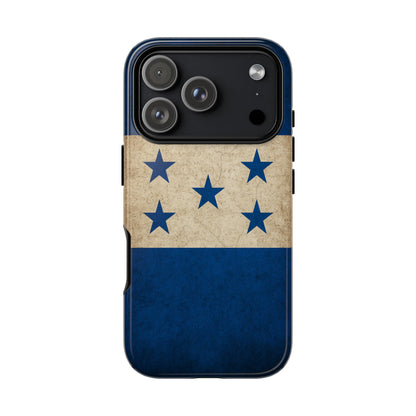 Honduras Flag Phone Case | Vintage Honduran Flag iPhone & Samsung Tough Protective Case