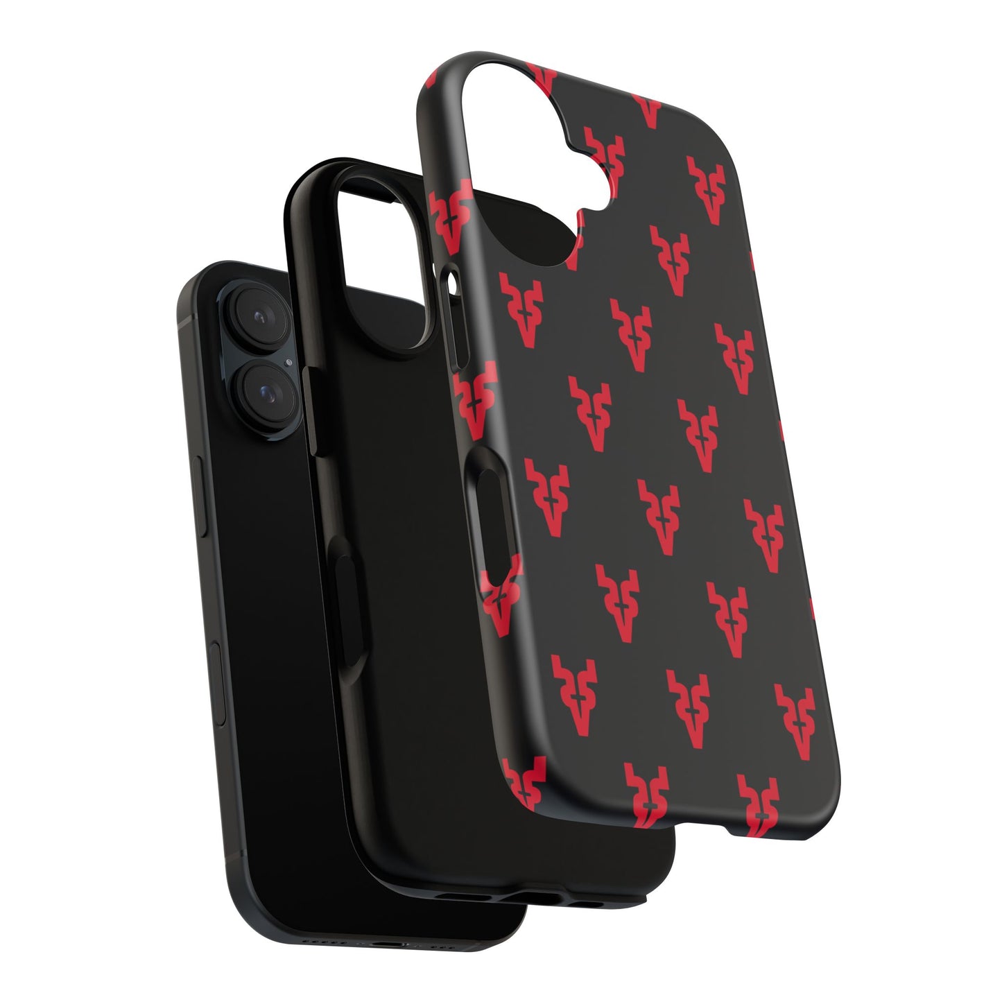 Mazatlán Bull Phone Case – Black Red Streetwear Tough Shockproof Cover