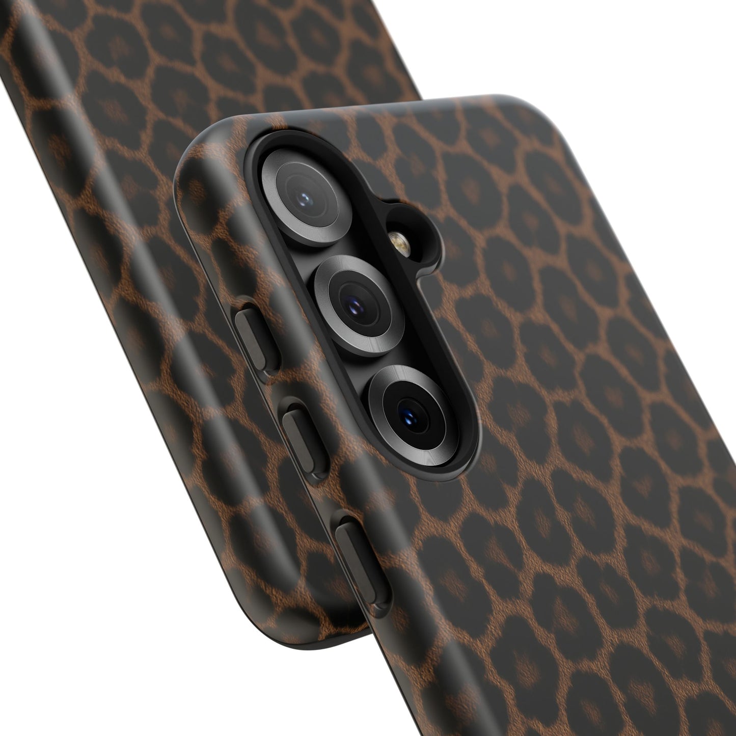 Brown Leopard Print Phone Case | Classic Animal Print Aesthetic Tough Protective Case
