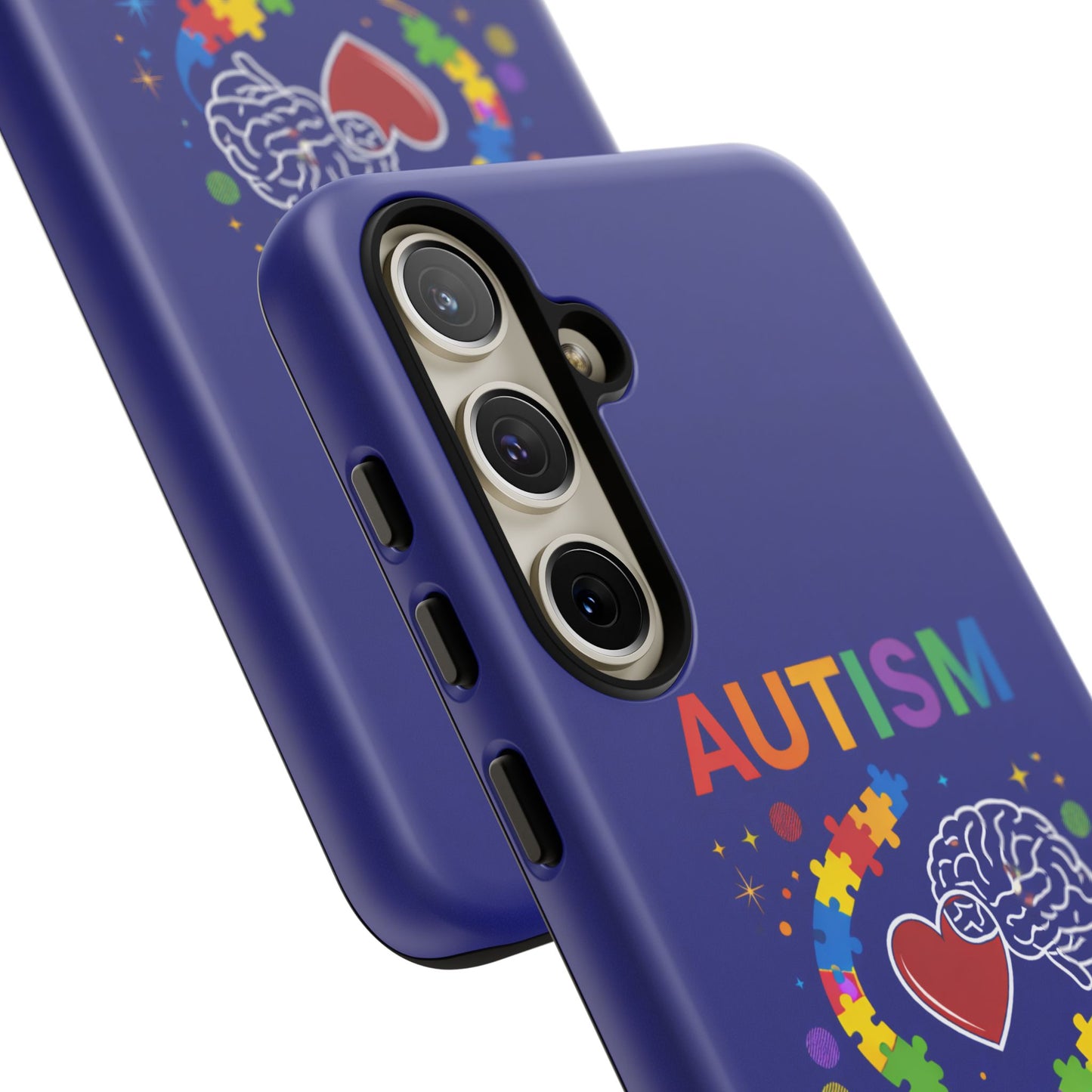 Autism Awareness Tough Case – "Love Connects All Pieces" Phone Case for Iphone, Samsung Galaxy and Pixel