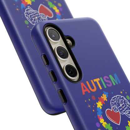 Autism Awareness Tough Case – "Love Connects All Pieces" Phone Case for Iphone, Samsung Galaxy and Pixel