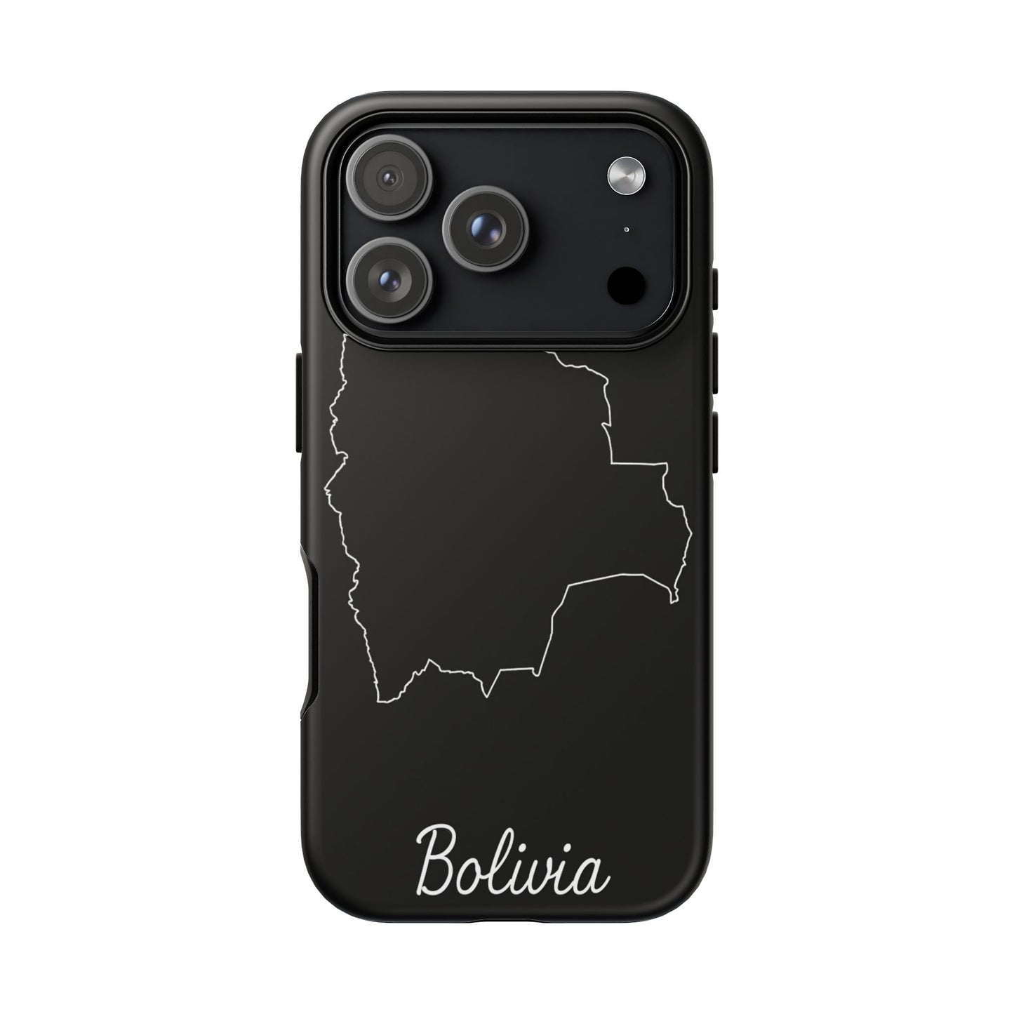 Bolivia Outline Phone Case – Minimal Country Map Tough Cover