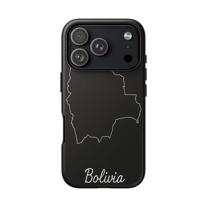Bolivia Outline Phone Case – Minimal Country Map Tough Cover