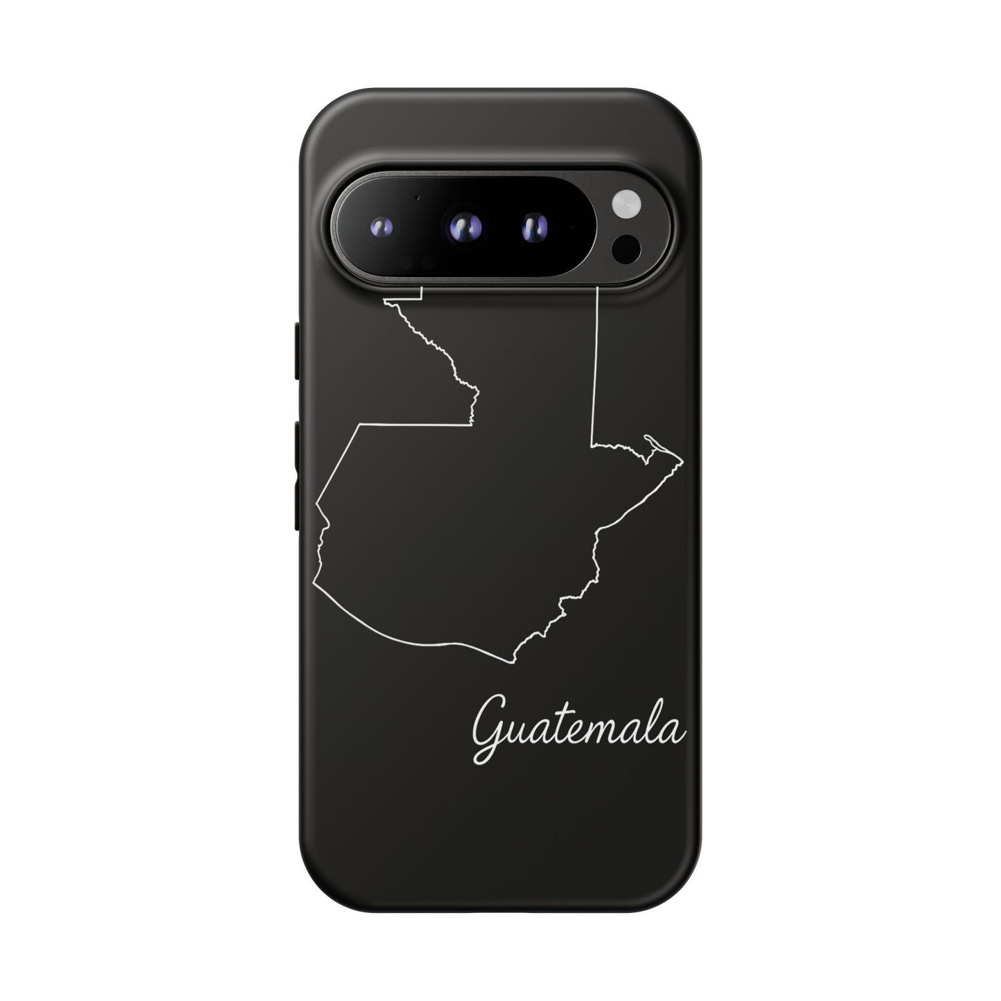 Guatemala Outline Phone Case – Minimal Country Map Tough Case (iPhone, Samsung, Pixel)