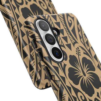 Polynesian Tribal Hawaiin Hibiscus Phone Case for iPhone Samsung Galaxy