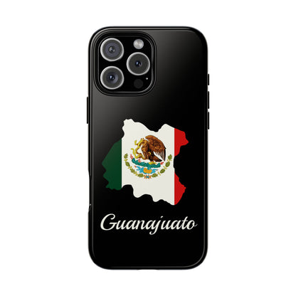 Guanajuato Mexico Flag Map Phone Case | Mexican American Pride Tough Case for iPhone & Samsung