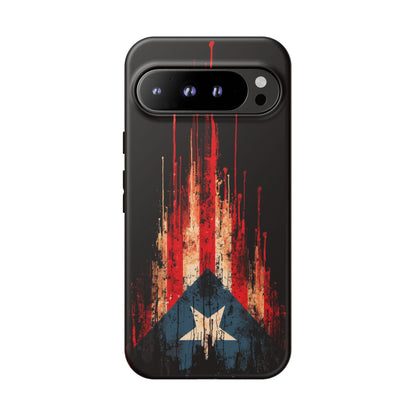 Puerto Rico Flag Phone Case | Distressed Puerto Rican Flag Tough Case | Boricua Pride Protective iPhone Samsung Cover