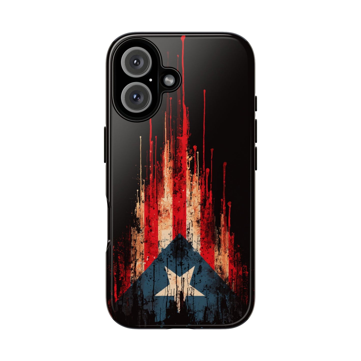 Puerto Rico Flag Phone Case | Distressed Puerto Rican Flag Tough Case | Boricua Pride Protective iPhone Samsung Cover