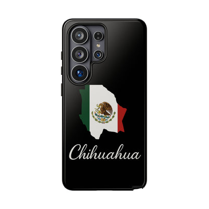 Chihuahua Mexico Flag Map Phone Case | Mexican American Pride Tough Case for iPhone & Samsung