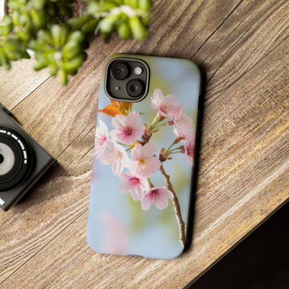 Cherry Blossom Phone Case – Pink Floral Tough Case (iPhone, Samsung Galaxy, Pixel)