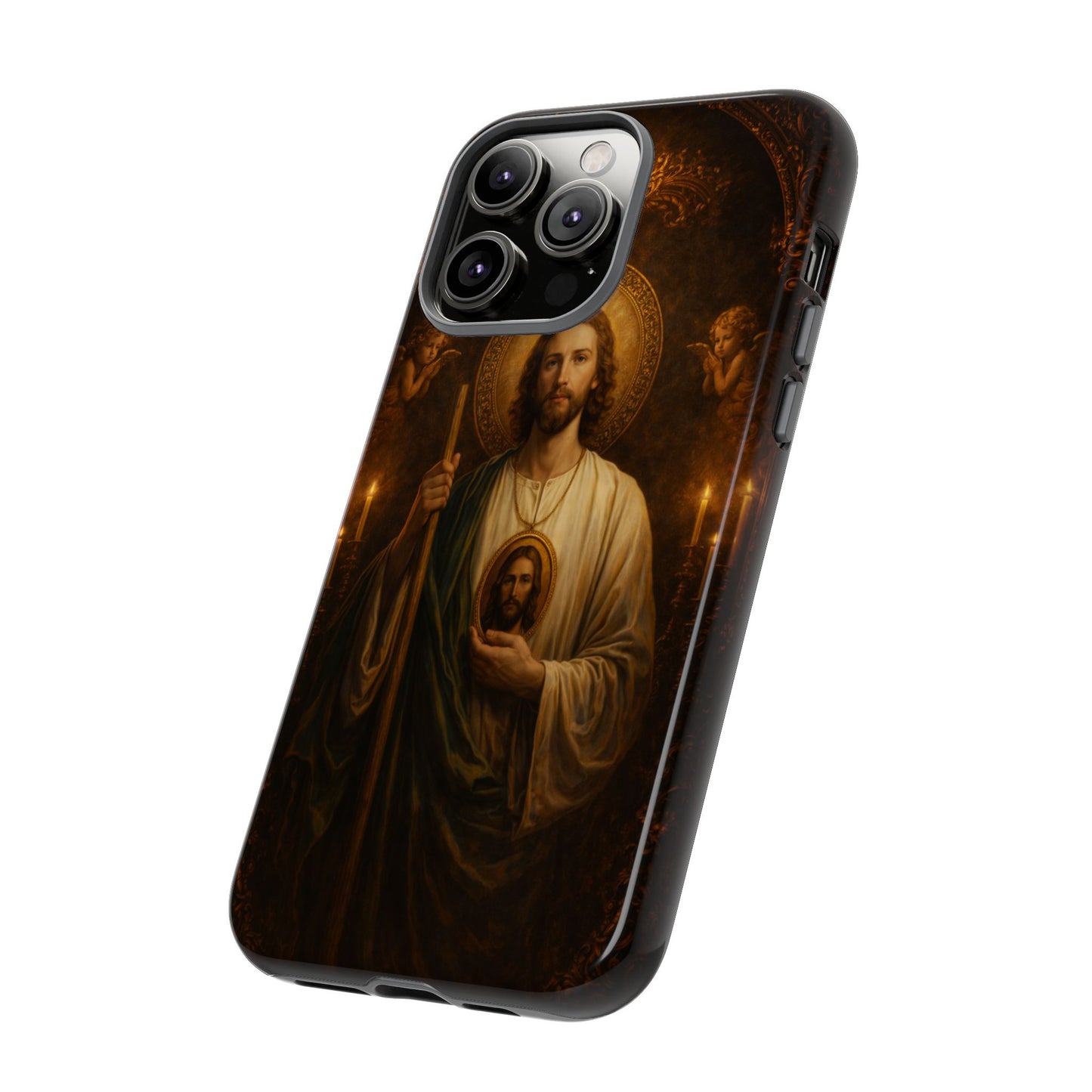 San Judas Phone Case Saint Jude Catholic Saint Religious Art Portrait Tough