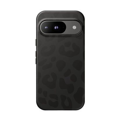 Black Leopard Phone Case | Matte & Glossy Tough Protective iPhone Case
