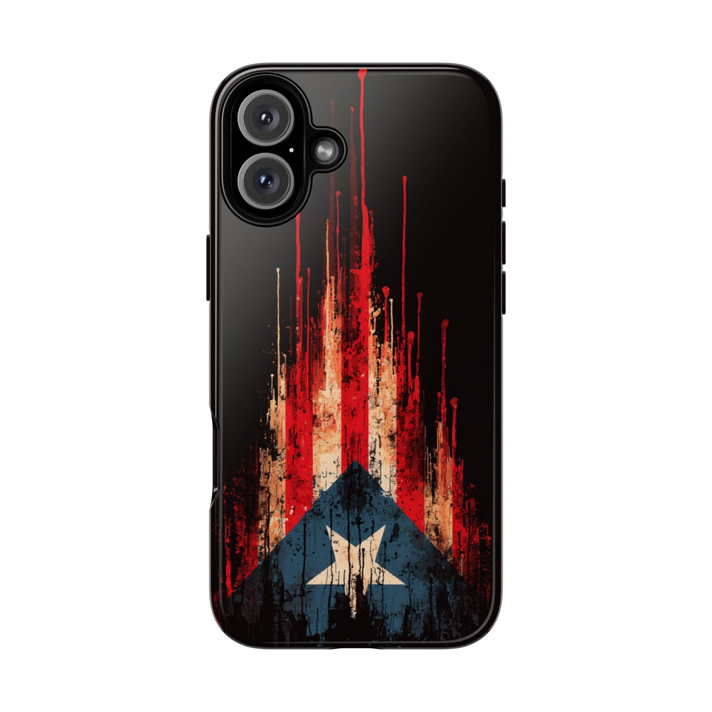Puerto Rico Flag Phone Case | Distressed Puerto Rican Flag Tough Case | Boricua Pride Protective iPhone Samsung Cover