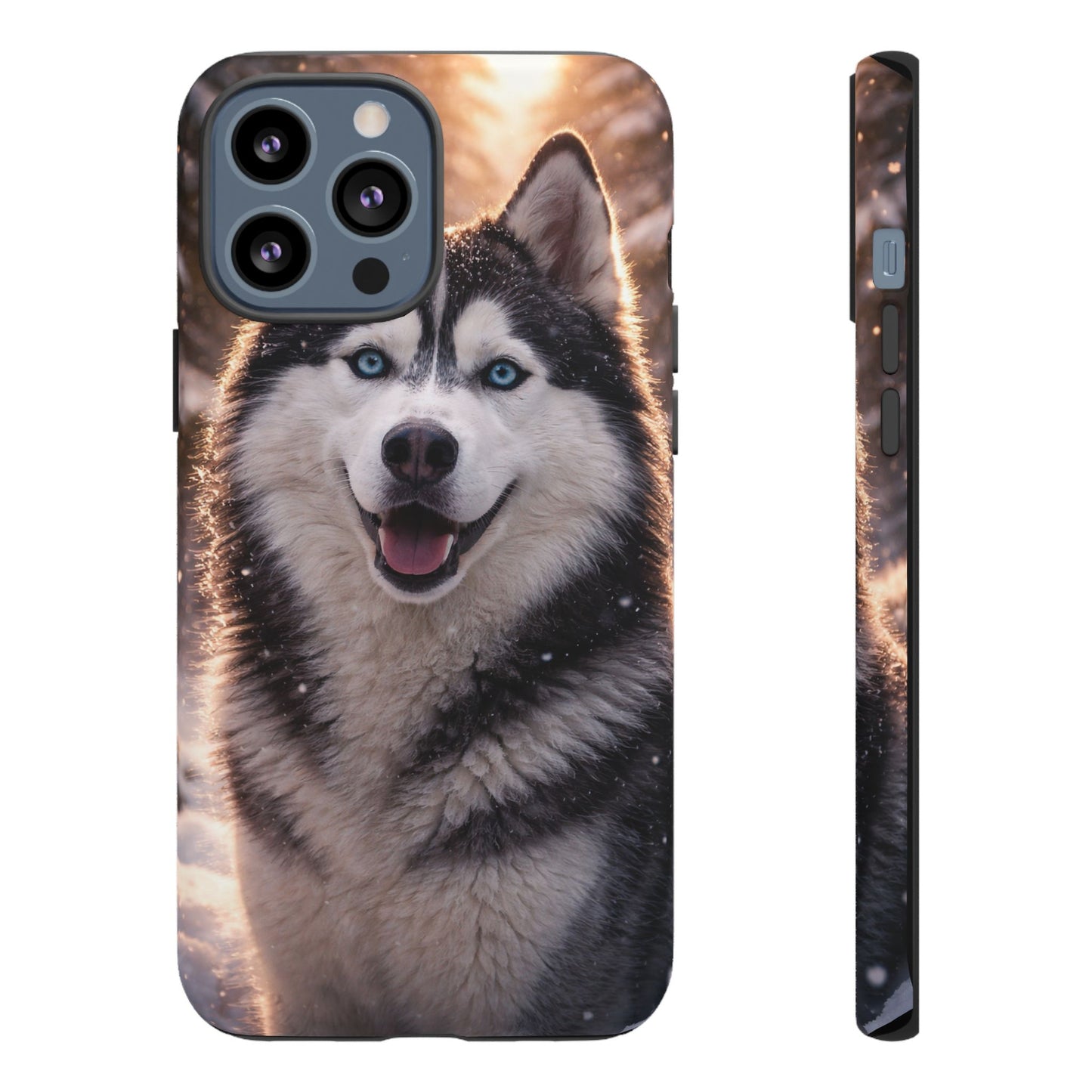 Siberian Husky Tough Phone Case | Blue Eyes Dog Cover Protective iPhone Case