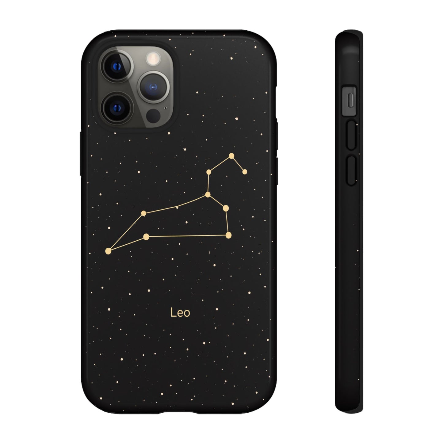 Leo Zodiac Constellation Phone Case – Luxe Gold Celestial Cover