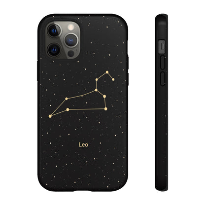 Leo Zodiac Constellation Phone Case – Luxe Gold Celestial Cover