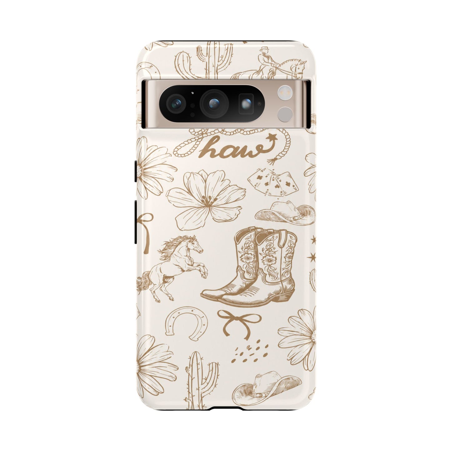 Western Cowgirl Phone Case for iPhone Samsung Galaxy Pixel Tough Case