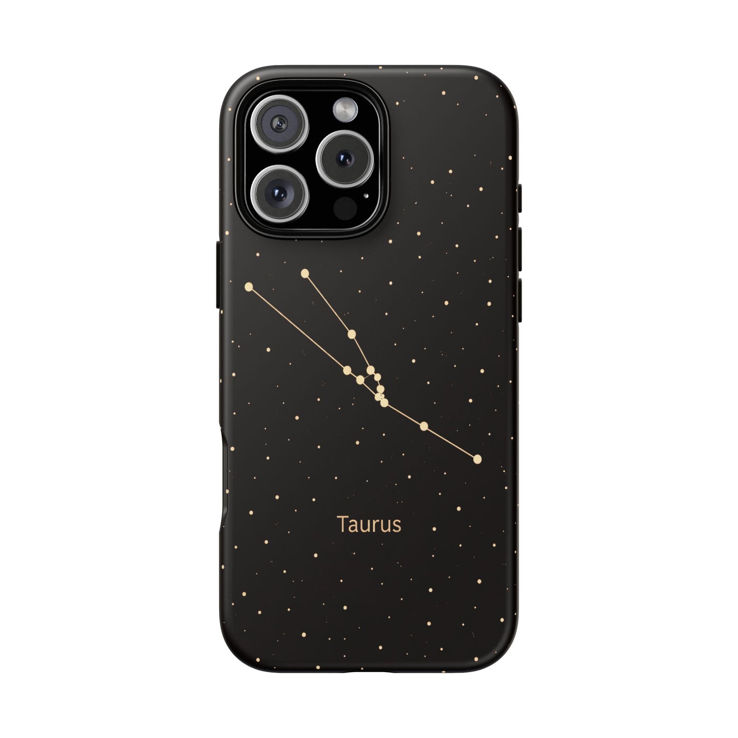 Taurus Zodiac Constellation Phone Case – Luxe Gold Celestial Cover
