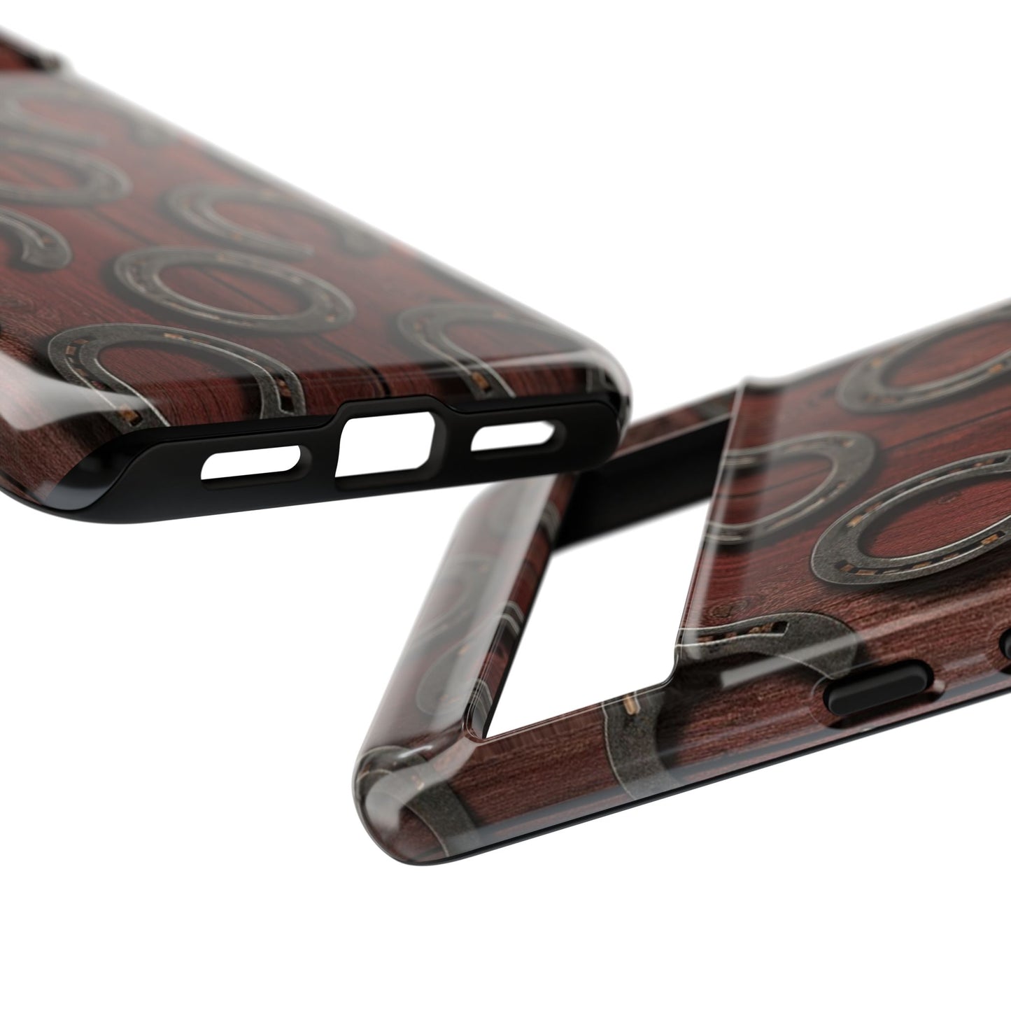 Rustic Horseshoe Western Phone Case – Cowboy Country Ranch Tough Case