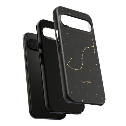 Scorpio Zodiac Constellation Phone Case – Luxe Gold Celestial Cover