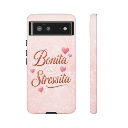 Bonita Stressita Phone Case Cute Latina Aesthetic Pink Coquette Case