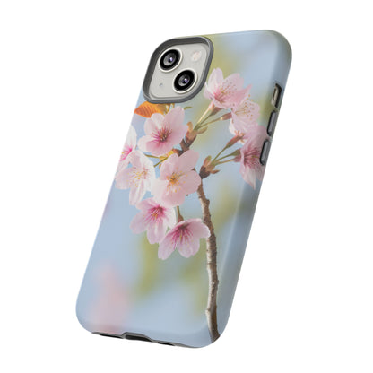 Cherry Blossom Phone Case – Pink Floral Tough Case (iPhone, Samsung Galaxy, Pixel)