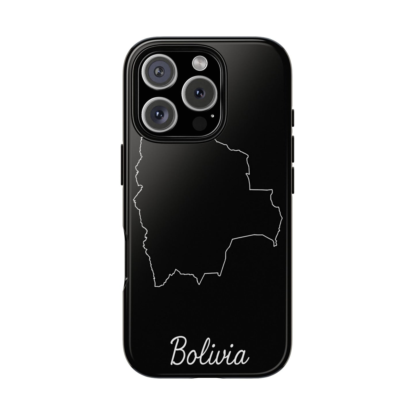 Bolivia Outline Phone Case – Minimal Country Map Tough Cover