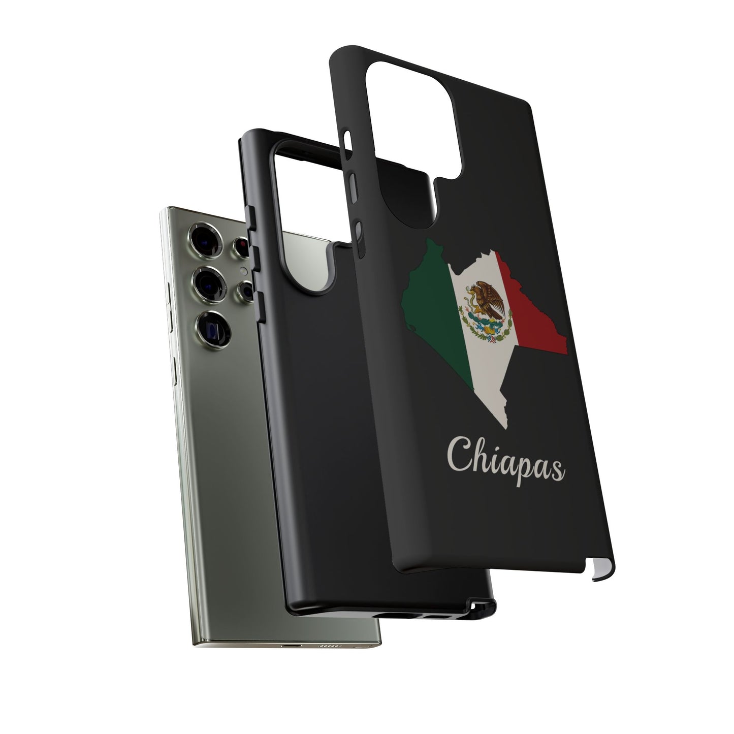Chiapas Mexico Flag Map Phone Case | Mexican American Pride Tough Case for iPhone & Samsung